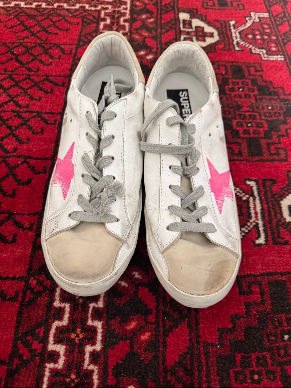 Golden Goose Pink Star Sneakers 40 - Picture 3 of 9